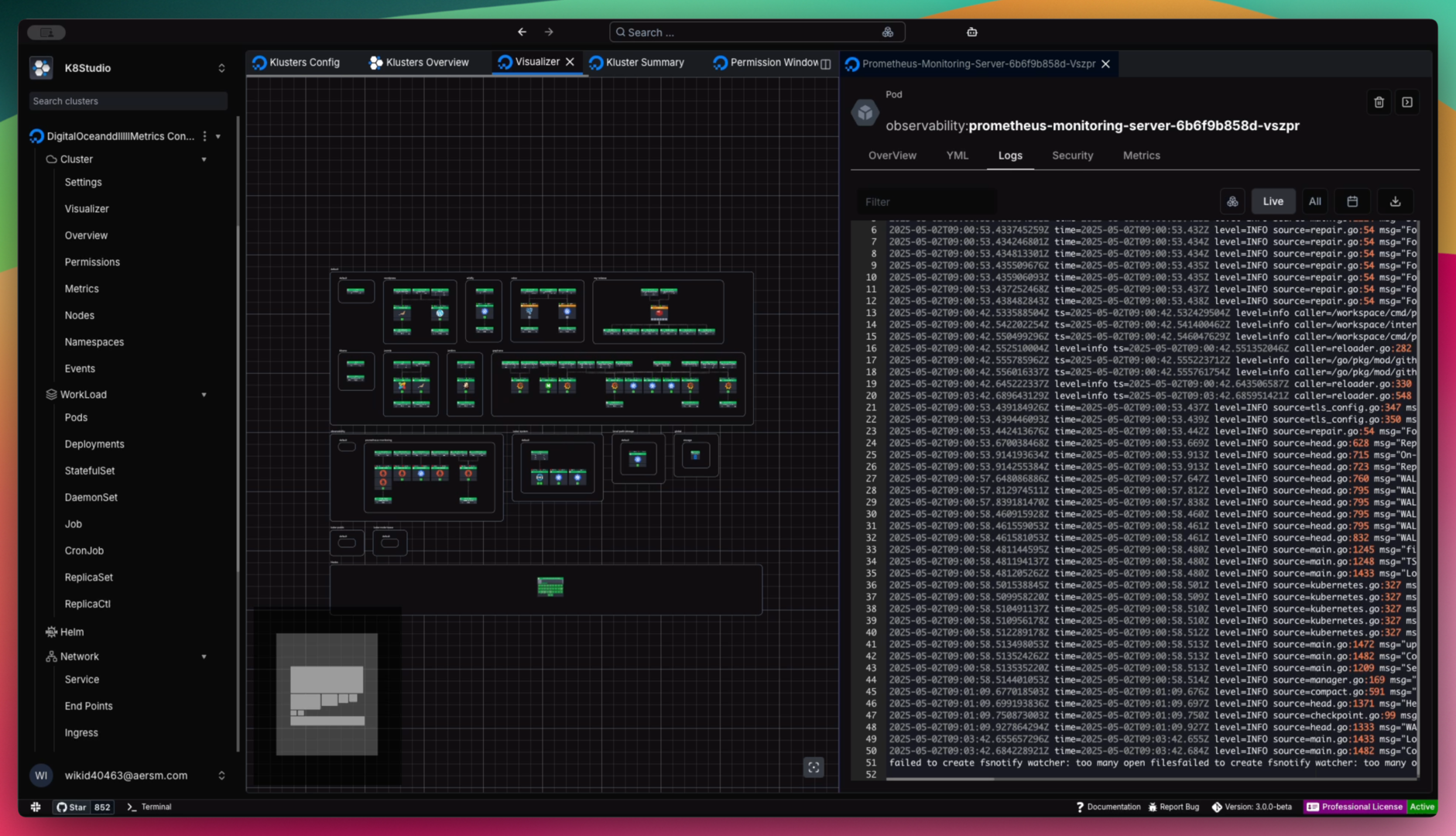 K8Studio Customizable Docking Layout