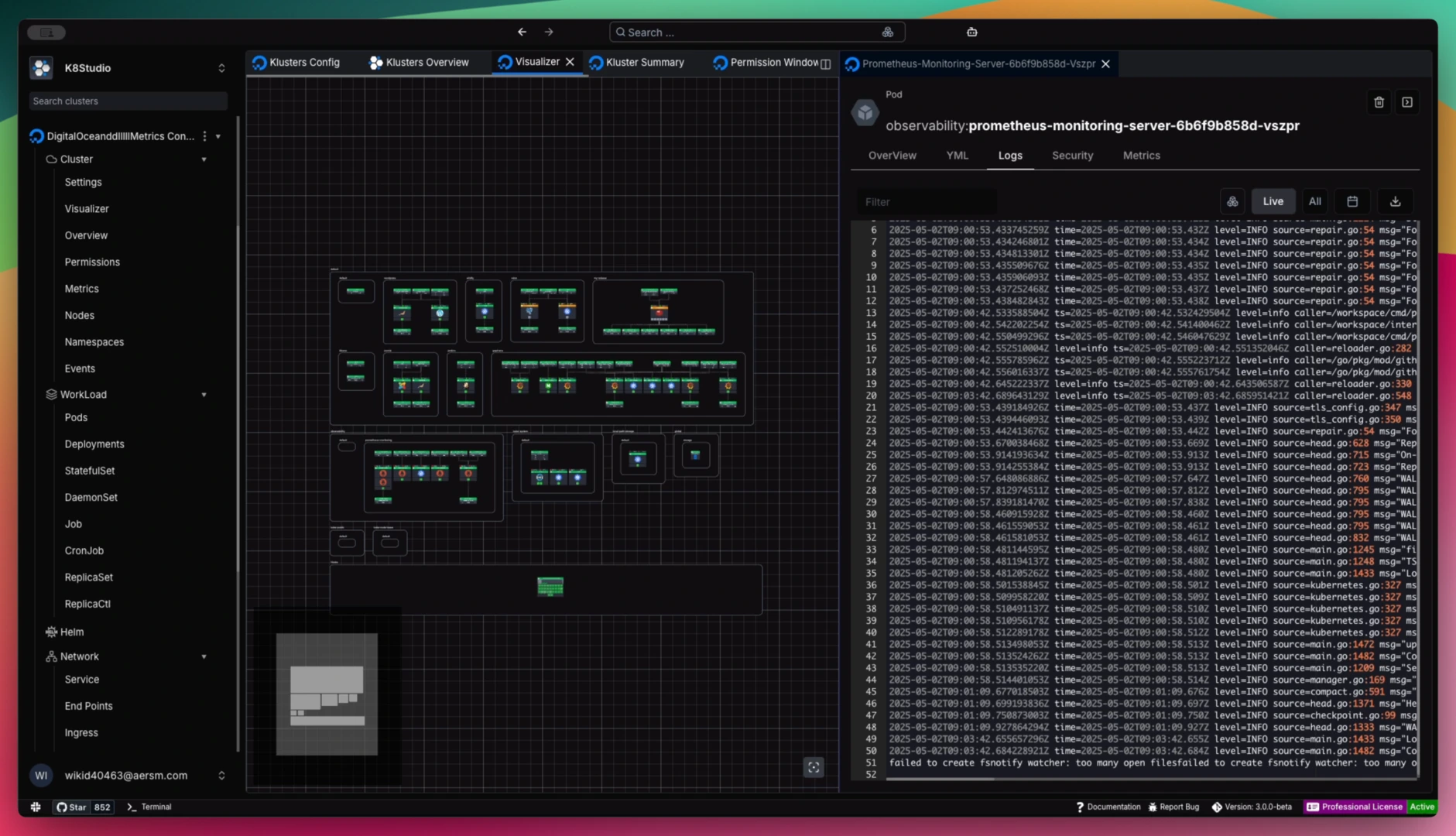 K8Studio Customizable Docking Layout