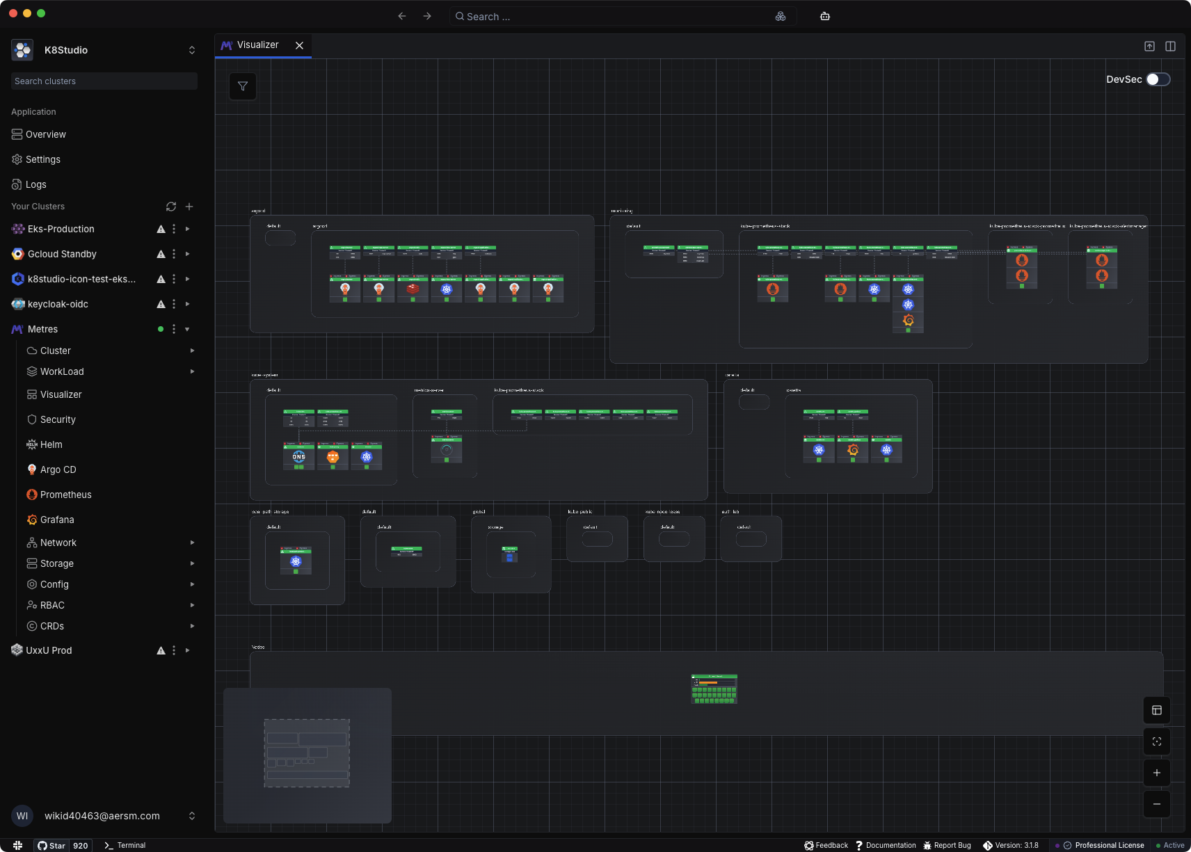 K8Studio CloudMaps